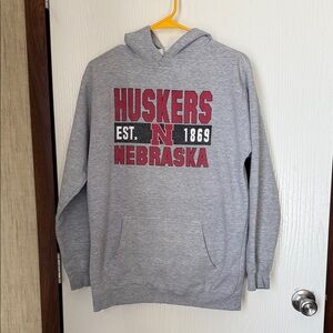 Nebraska Huskers Gray Hoodie
